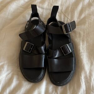 Dr. Martens Black Sandals